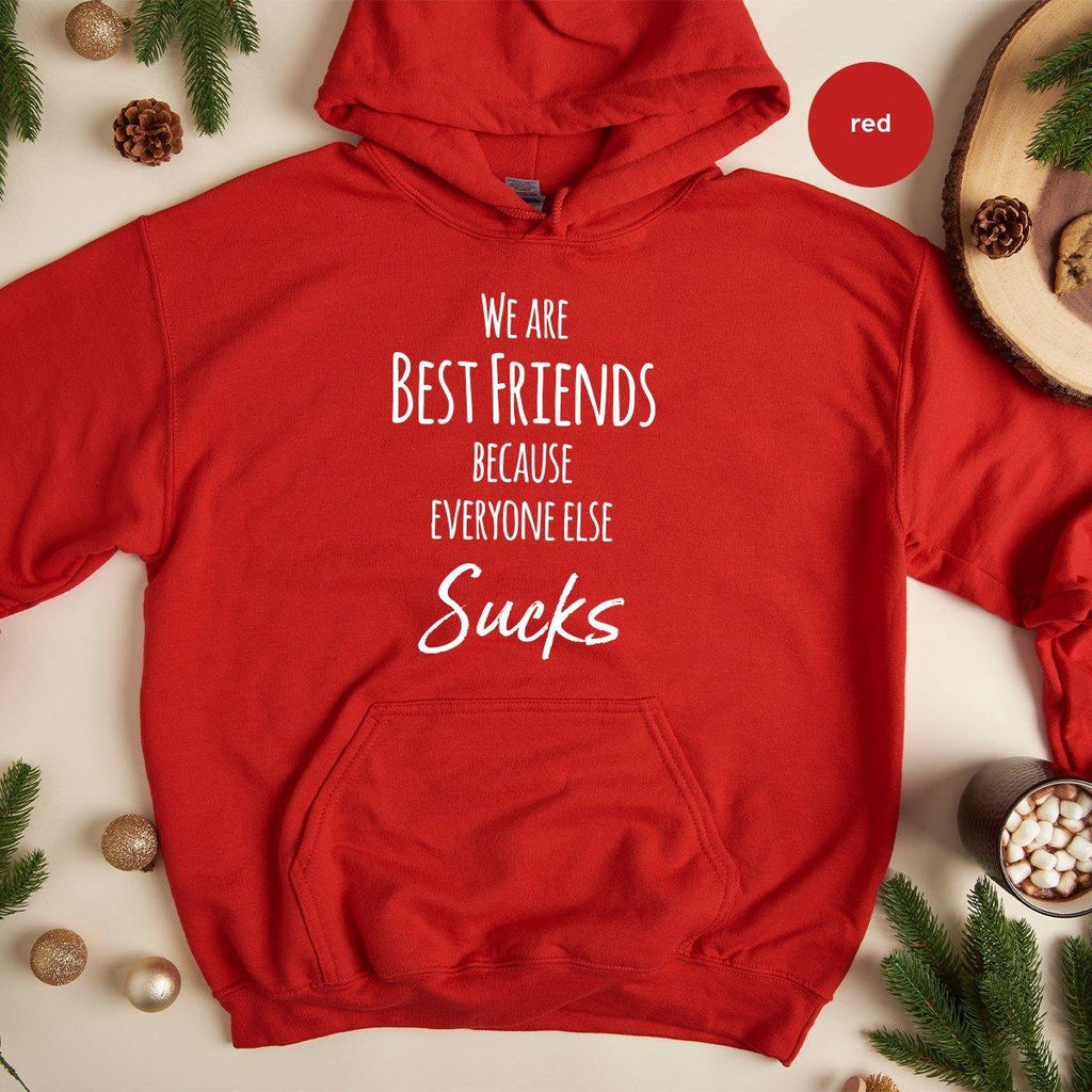 Custom Best Friend Hoodie, We Are Friends Bestie Matching product image 5
