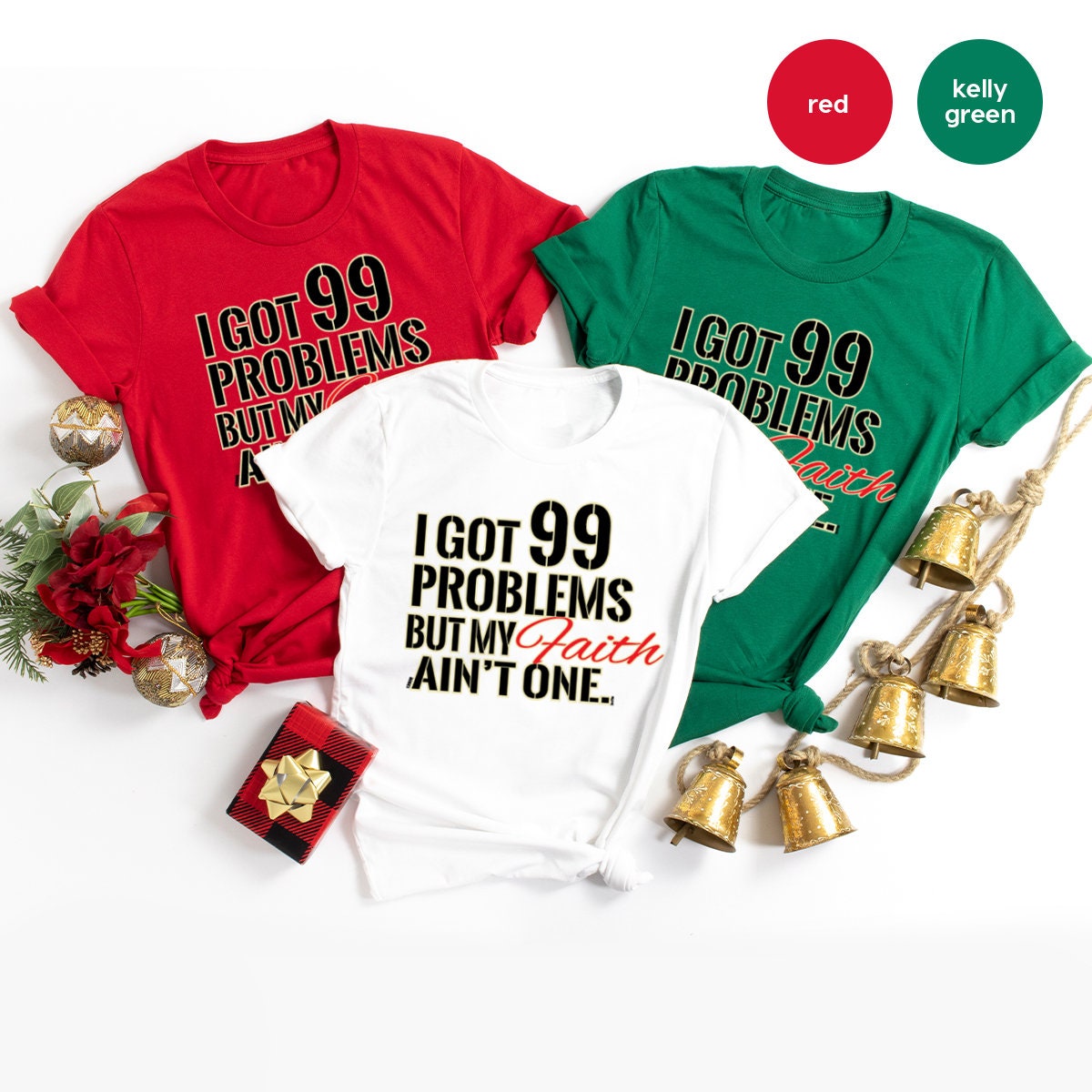 I Got 99 Problem But My Faith Ain't One Shirt, Christ Jesus product image 4