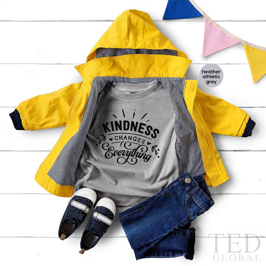 Kindness Changes Everything Shirt, Be Cute Be Nice Funny product image 3