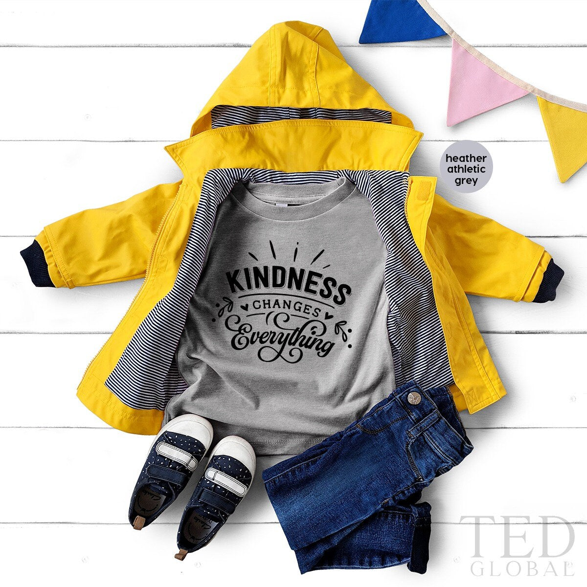 Kindness Changes Everything Shirt, Be Cute Be Nice Funny product image 3
