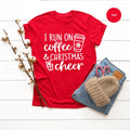 Funny Christmas Tee, Coffee And Cheer, Women Gift product image 1