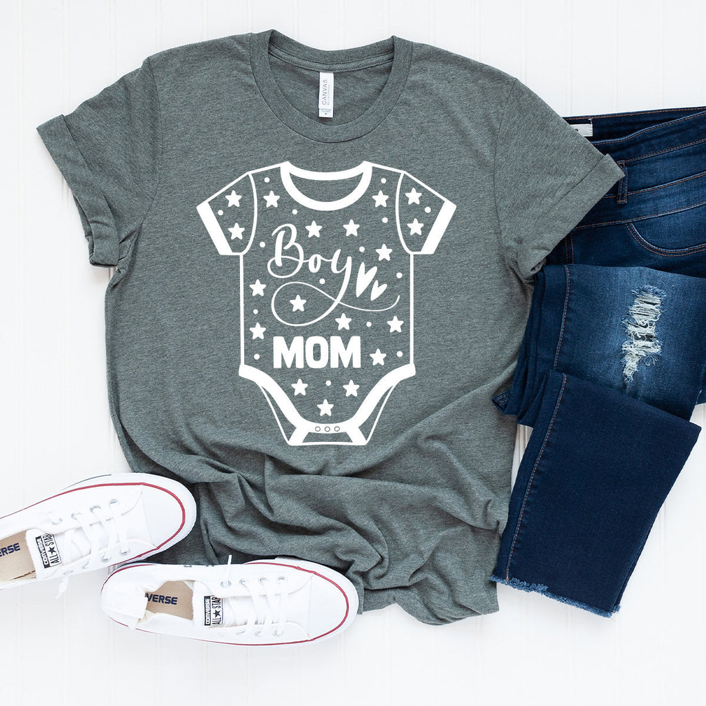 Funny Mom Shirt, Moms Life T Gift For Mama, Boy Mommy product image 3