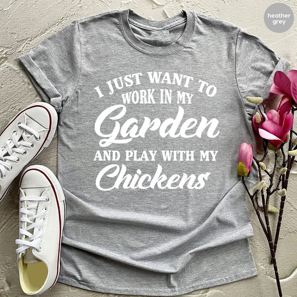 Gardening Shirt, Moms Life Plants I Just Want To Work My product image 2