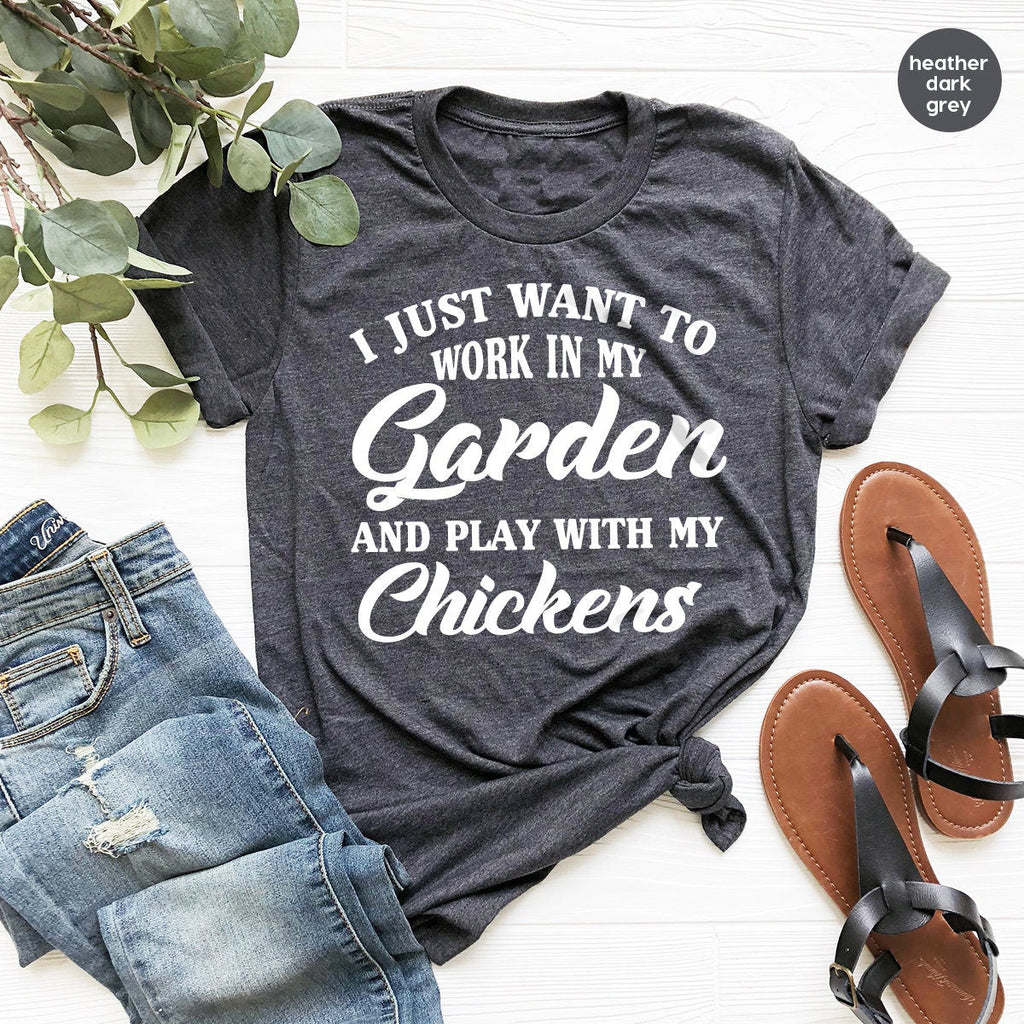 Gardening Shirt, Moms Life Plants I Just Want To Work My product image 3