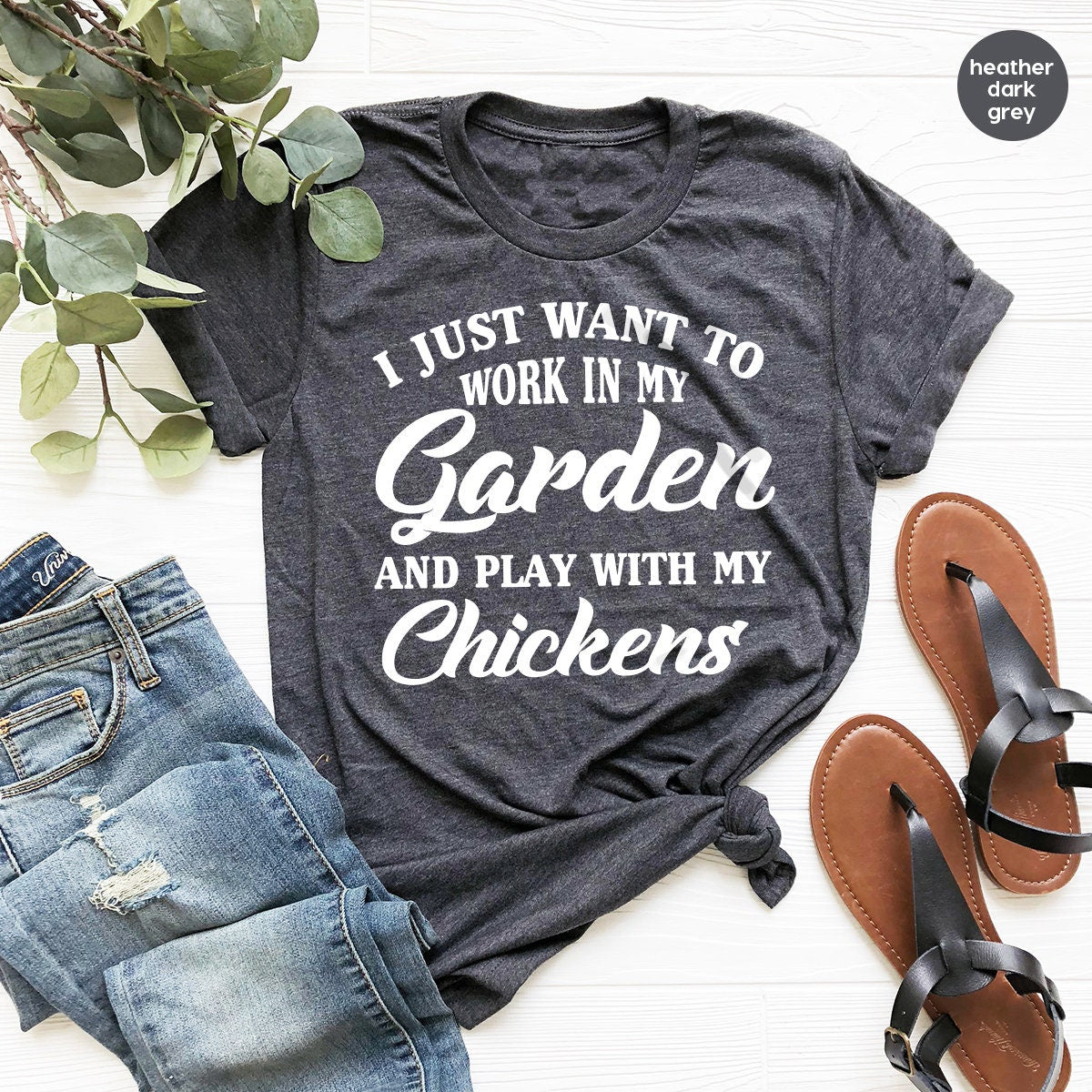 Gardening Shirt, Moms Life Plants I Just Want To Work My product image 3
