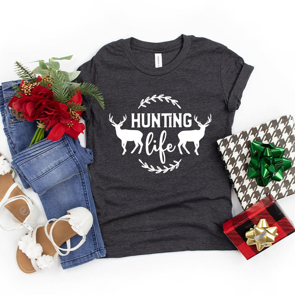 Hunting Life Shirt, Lover T Outdoor Deer Camp For Hunters product image 4