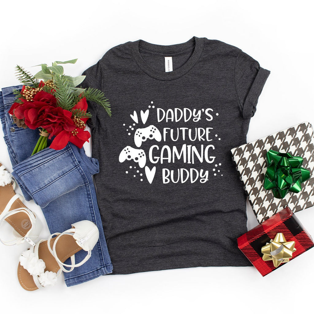 Daddy Gamer T Shirt, And Baby Funny Daddy's Gaming Buddy product image 2