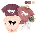 Horse Lover Shirt, With Heart Tee, T Shirts, Gift, Vet For product image 1