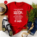 Sister T Shirt,Big TShirt,Little Sisters Shirt, I'd Walk product image 1
