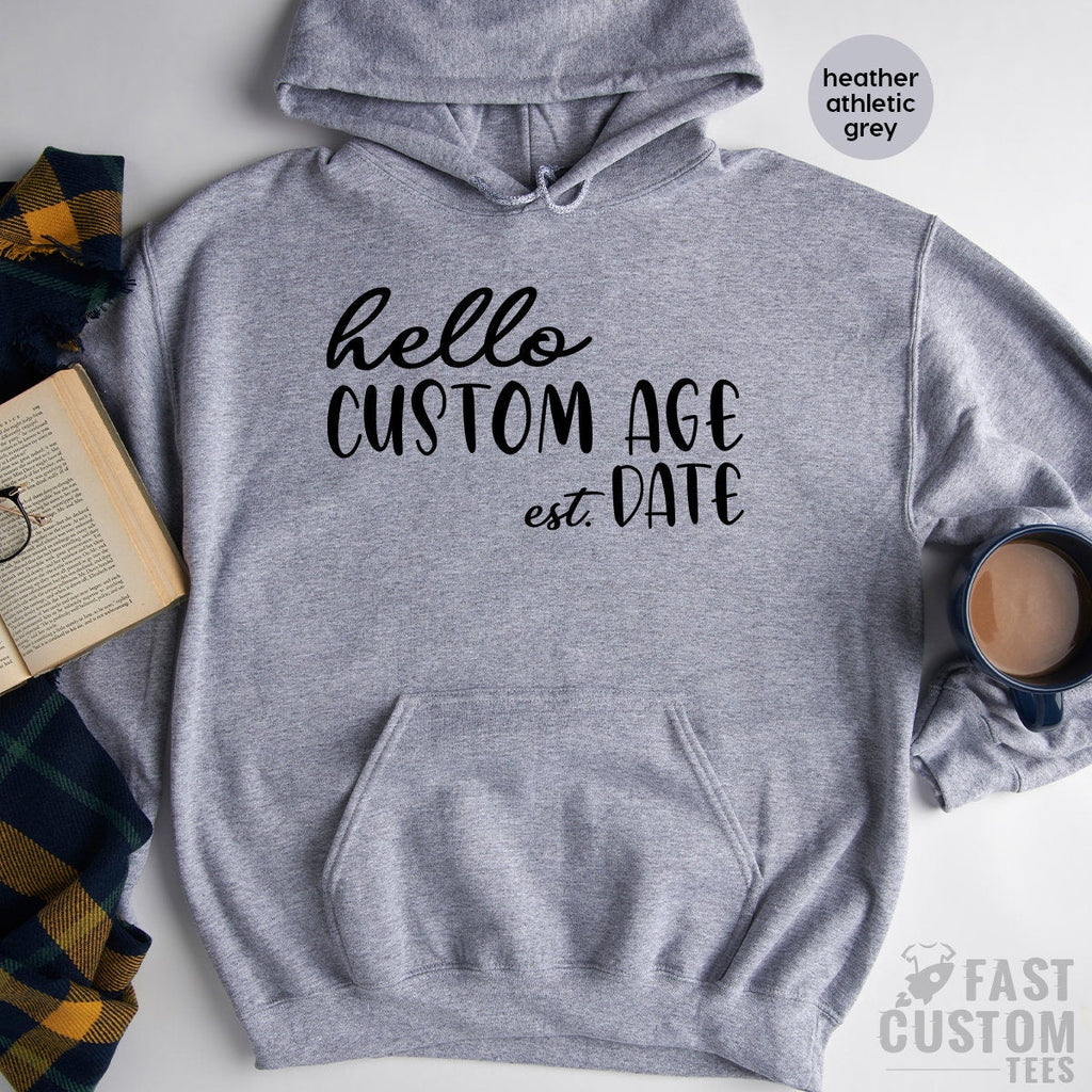 Custom Age Shirt, Birthday Tee, Gift, Party Personalized T product image 2