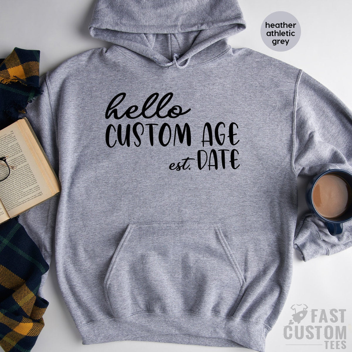 Custom Age Shirt, Birthday Tee, Gift, Party Personalized T product image 2