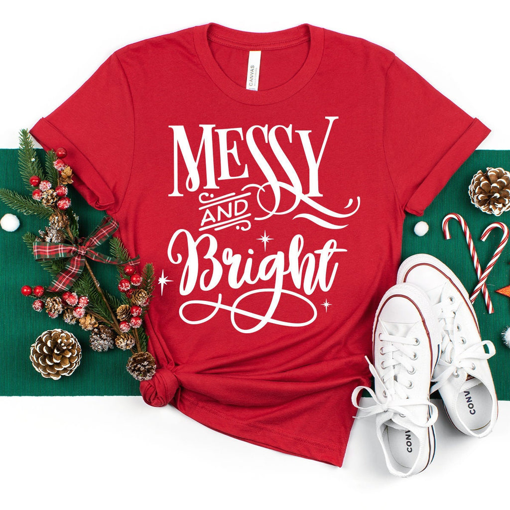 Messy and Bright Shirt, Christmas Funny Xmas Party Santa product image 1