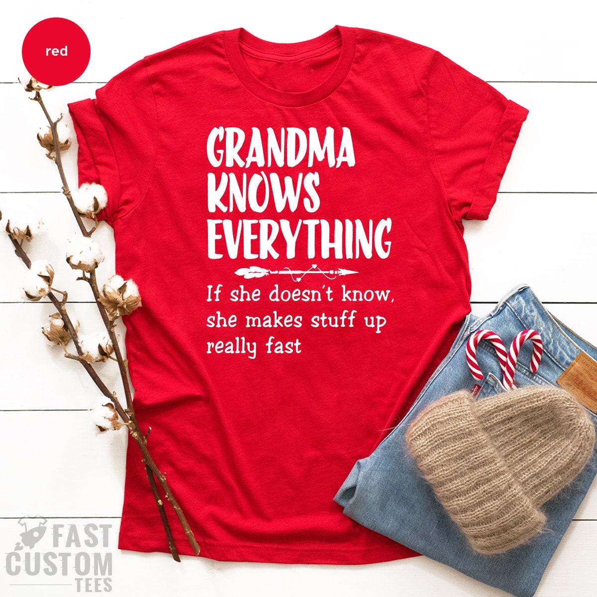 Funny Grandma Shirt, Gigi T Nana TShirt, Gift For product image 4