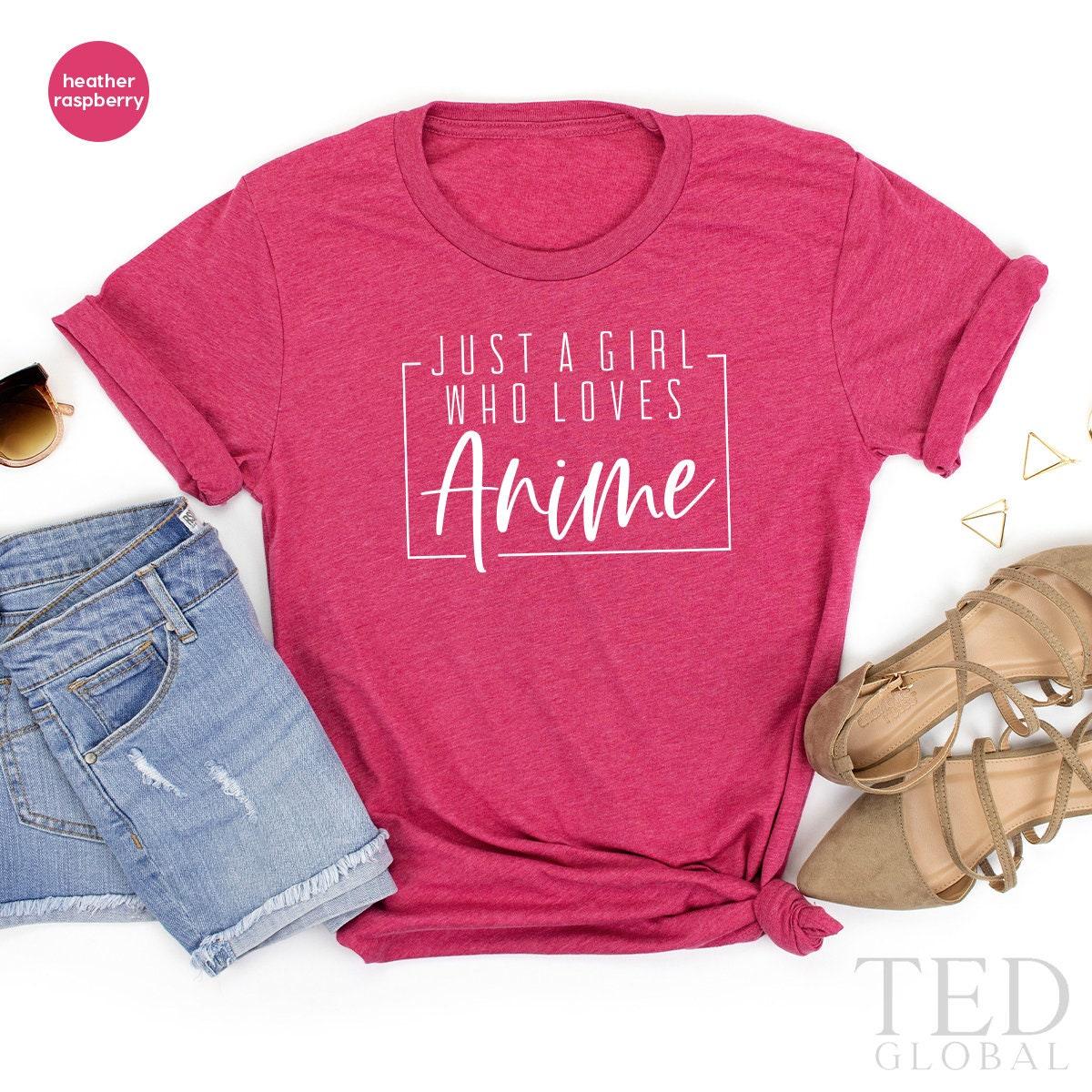 Anime Shirt, Just A Girl Who Loves T-Shirt, Kawaii Fans product image 5