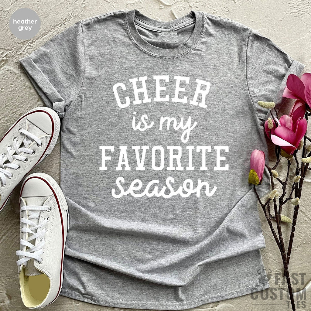 Cheer Is My Favorite Season Shirt, Cheerleader TShirt product image 5