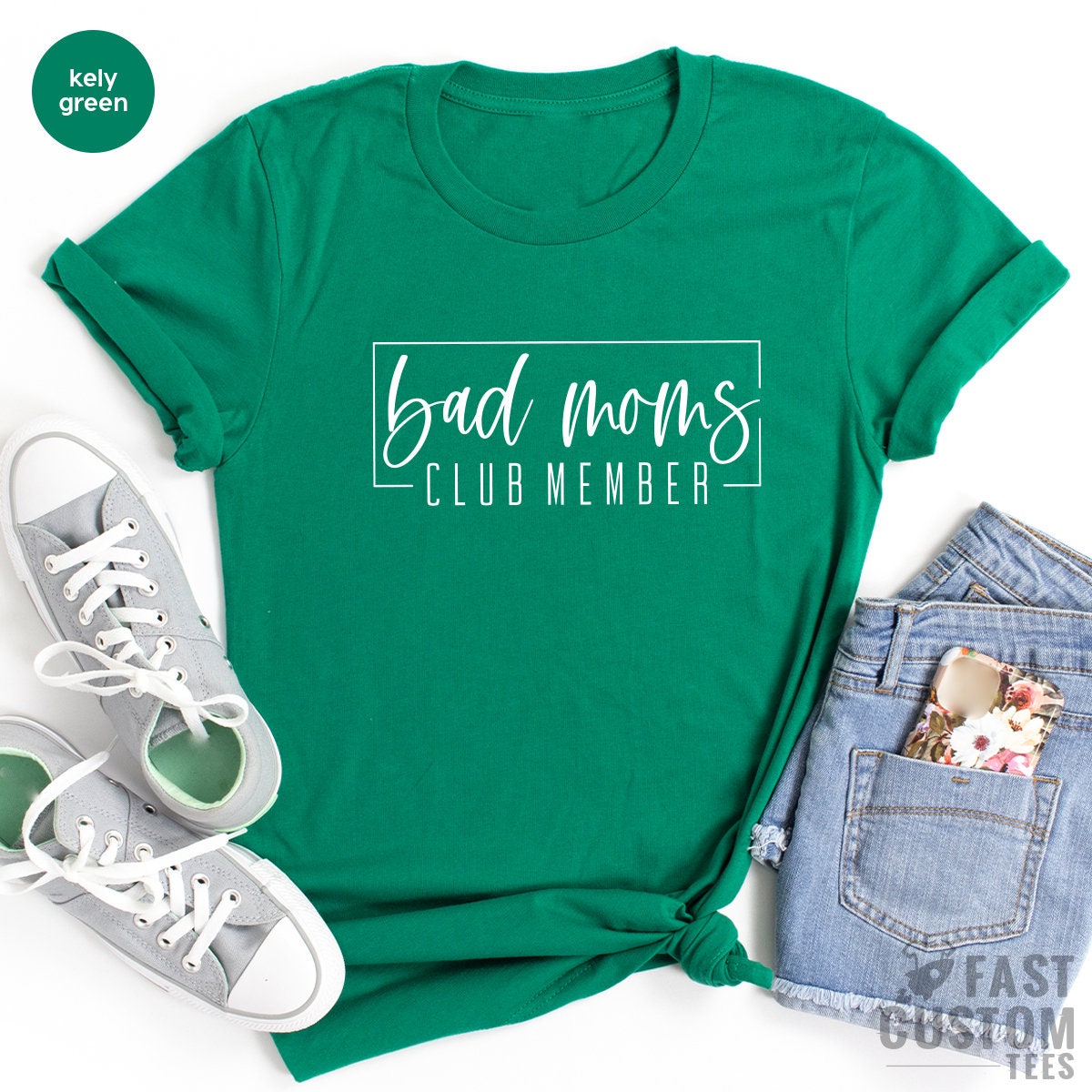 Bad Mom Club Shirt, Funny Shirts, Mama Gifts, TShirt, T product image 4