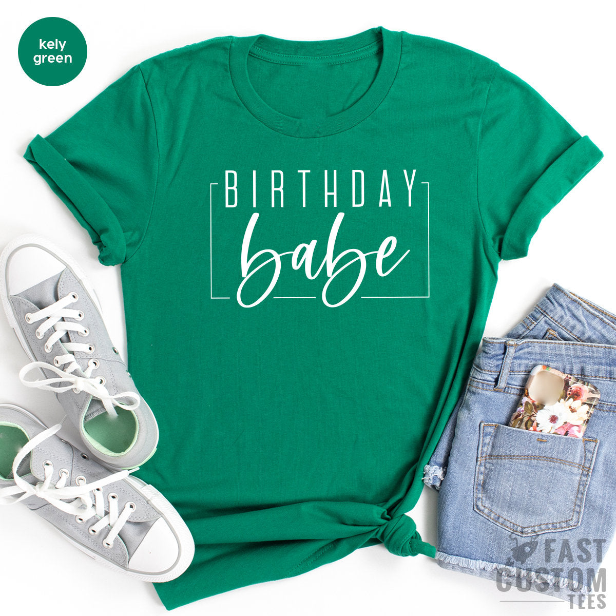 Birthday Babe Shirt, Cool Gift, Women Tee, Best Squad Party product image 5