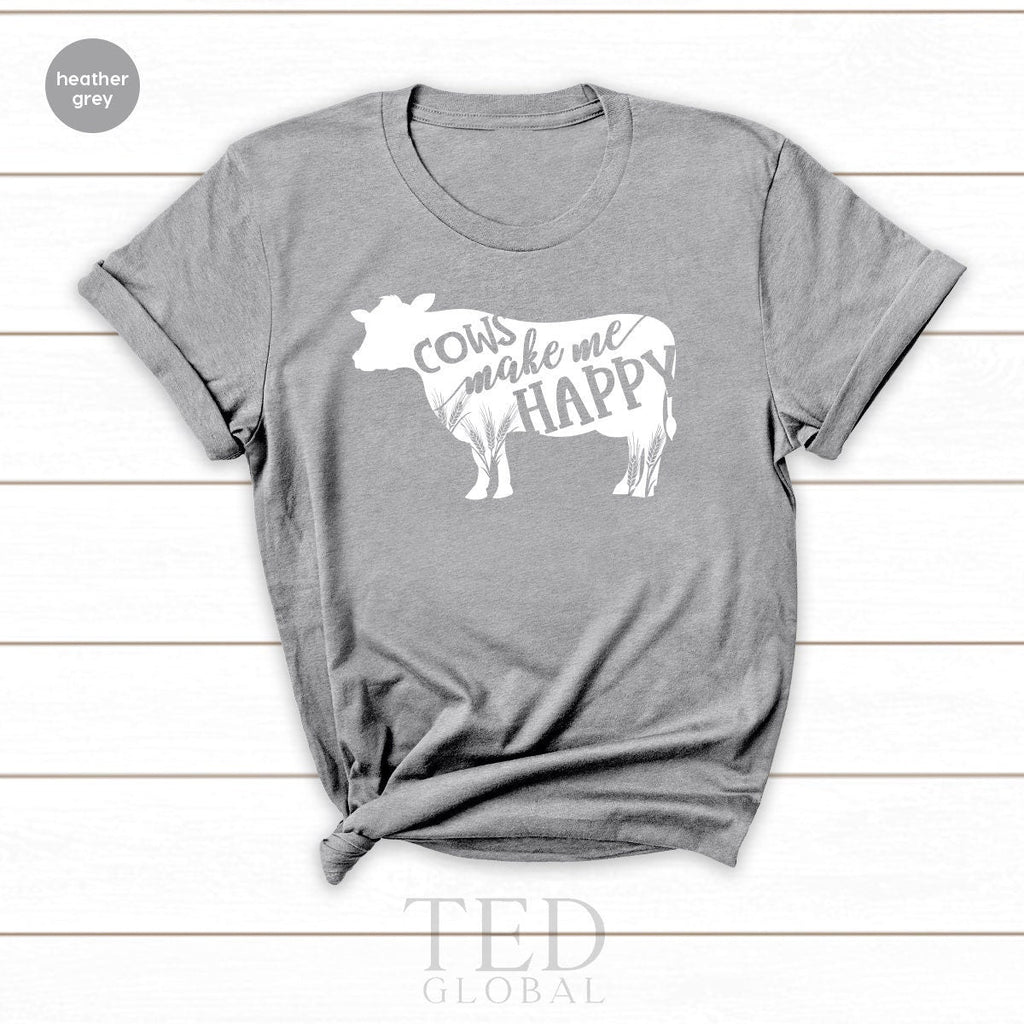 Funny Farm Life T Shirt, Cow Lovers T-Shirt, Farmer Cows product image 2