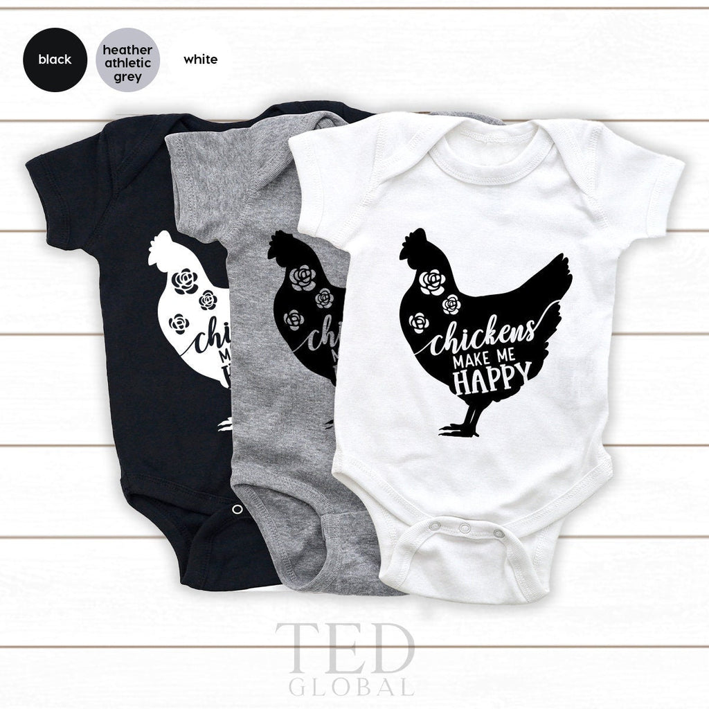 Chicken TShirt, Lover T Shirt, Funny Tee, Floral Make Me product image 5