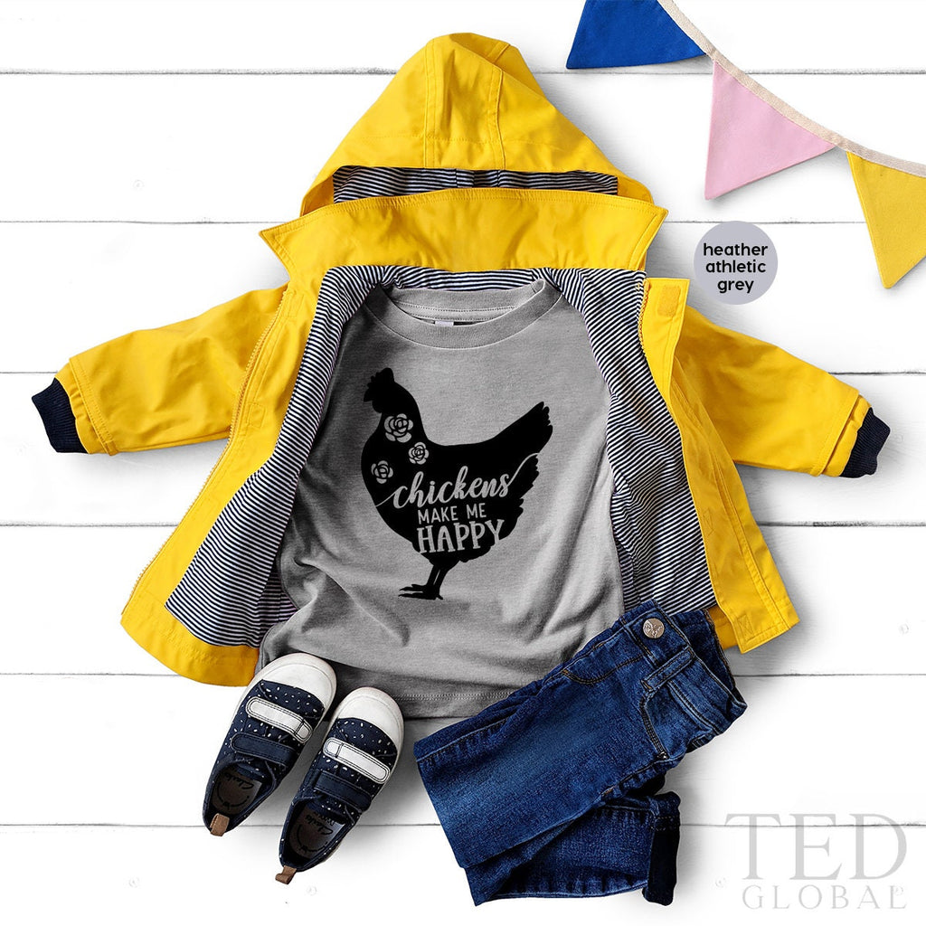 Chicken TShirt, Lover T Shirt, Funny Tee, Floral Make Me product image 4