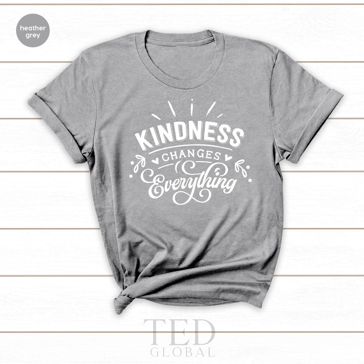 Kindness Changes Everything Shirt, Be Cute Be Nice Funny product image 1