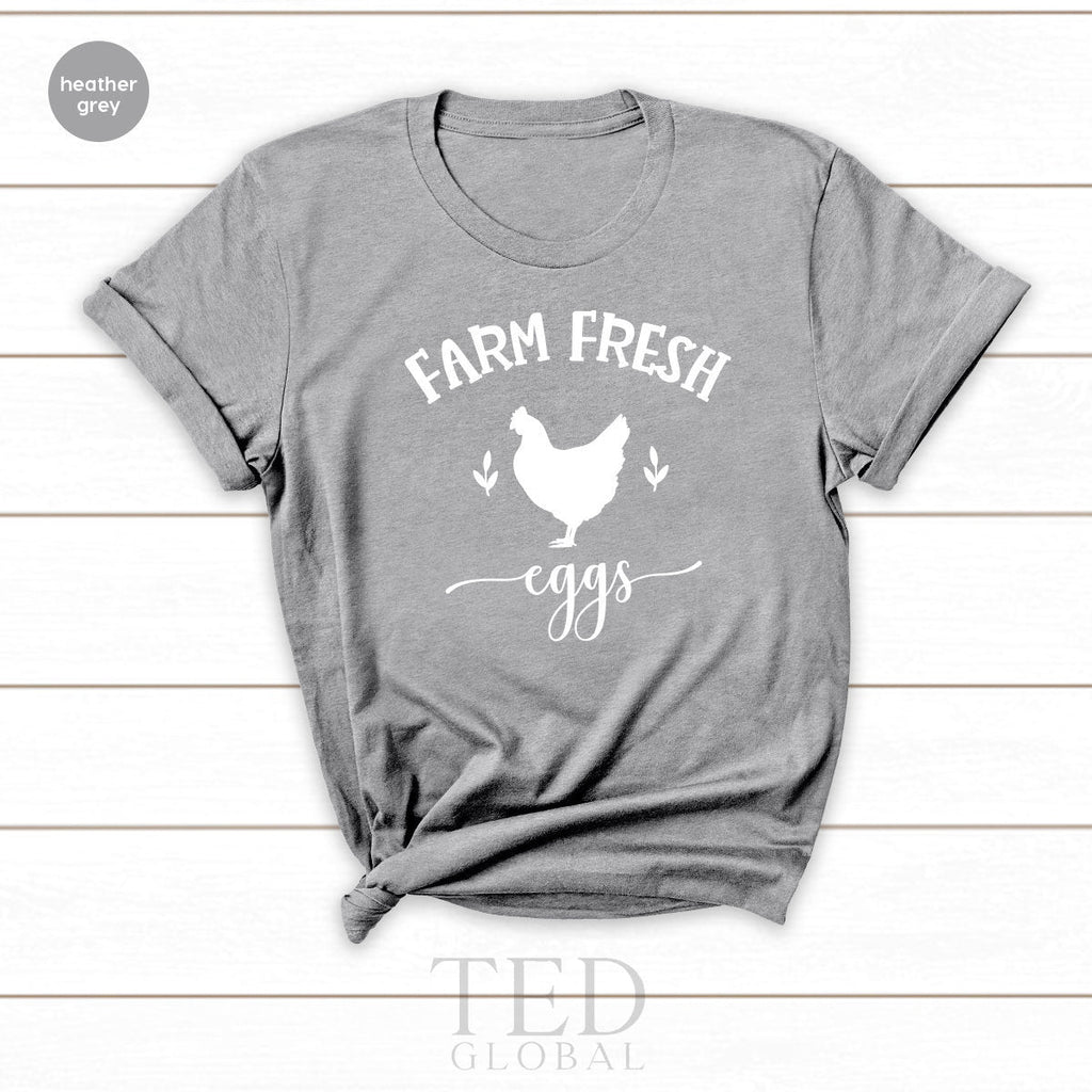 Chicken Farmer Shirt, Country Life Farm For Dad , Mom Fresh product image 2