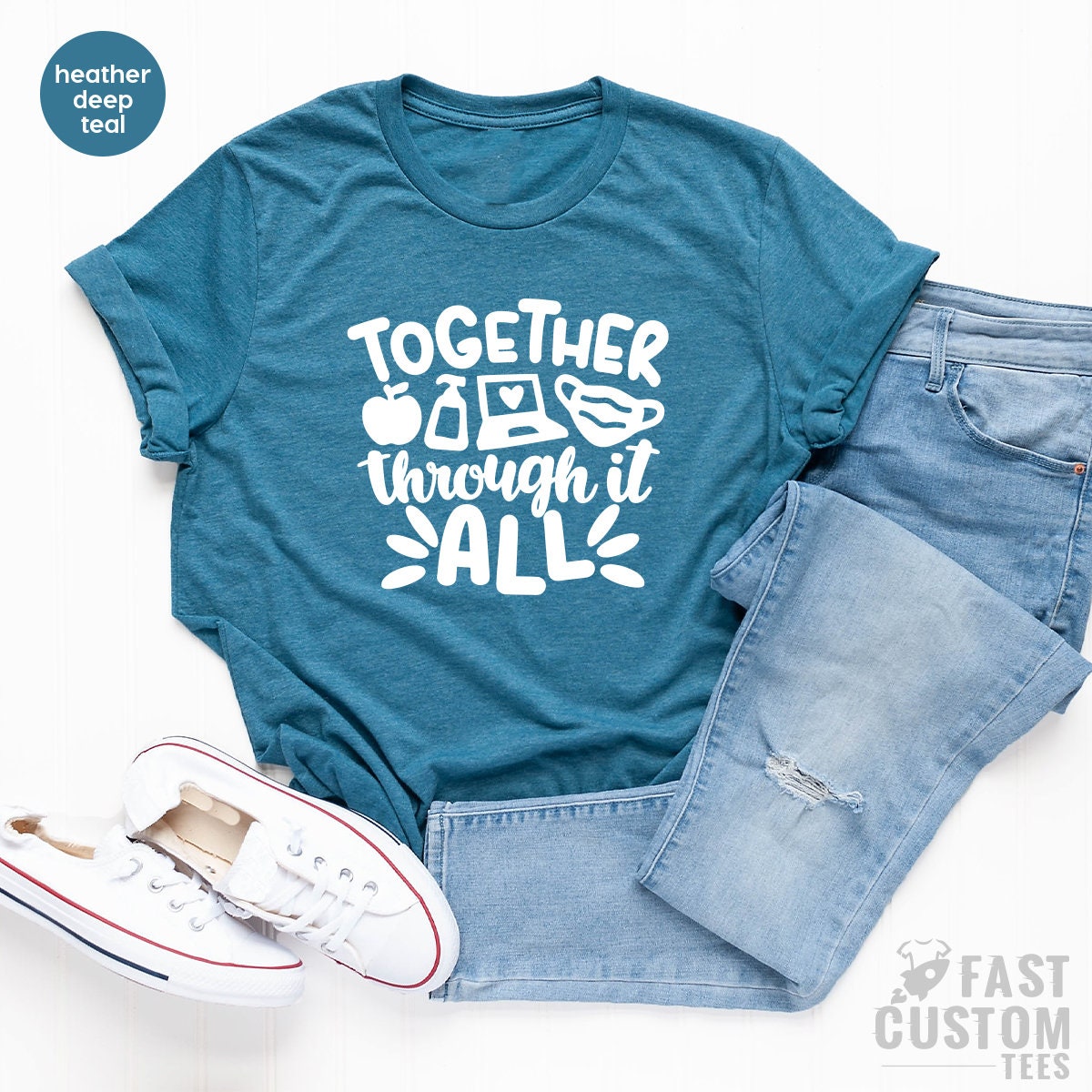 Online School Tee, Together Through It All, Distance product image 5