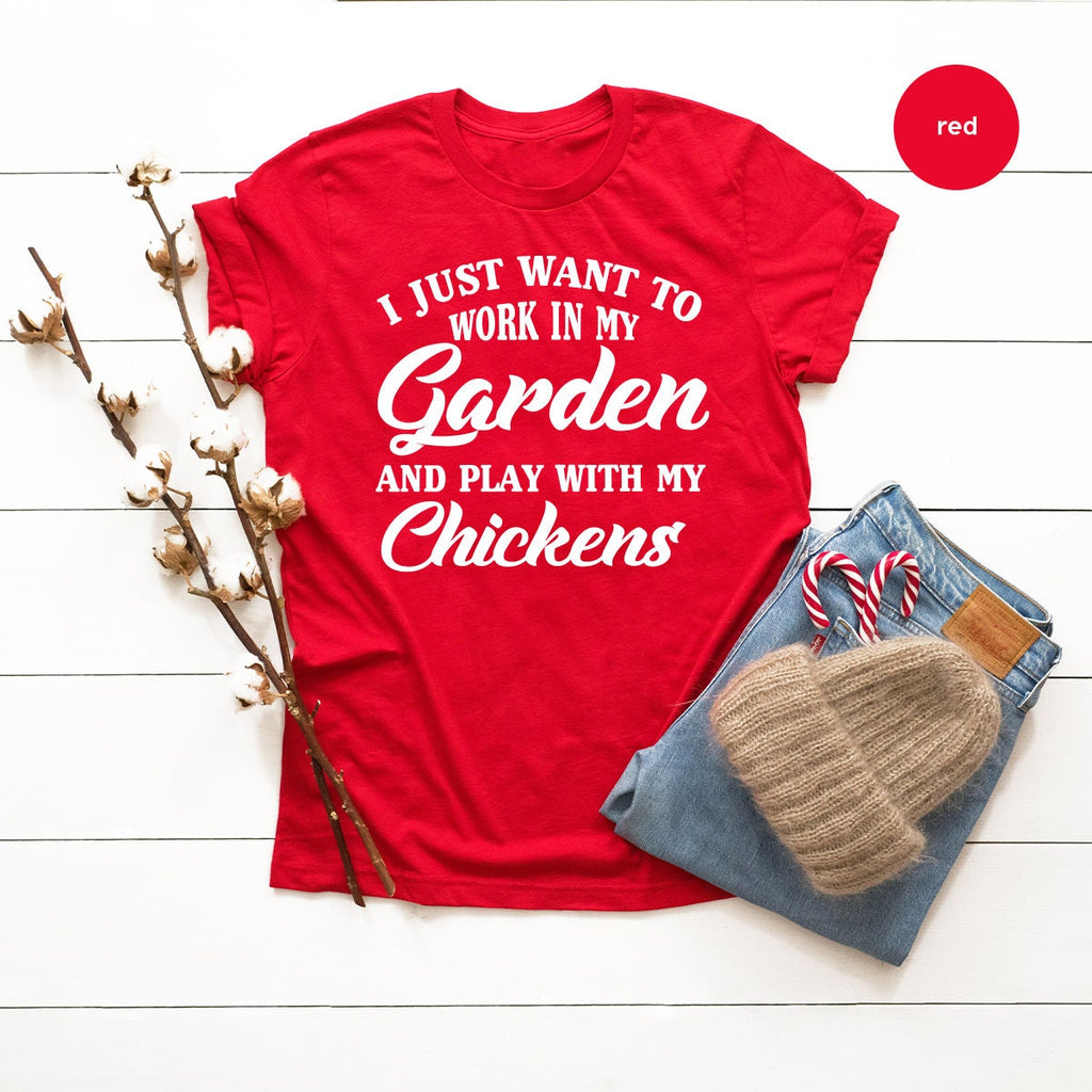 Gardening Shirt, Moms Life Plants I Just Want To Work My product image 4
