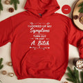 Funny Women Hoodie, I Am Just A Bitch Sassy Bad Hoodies product image 1