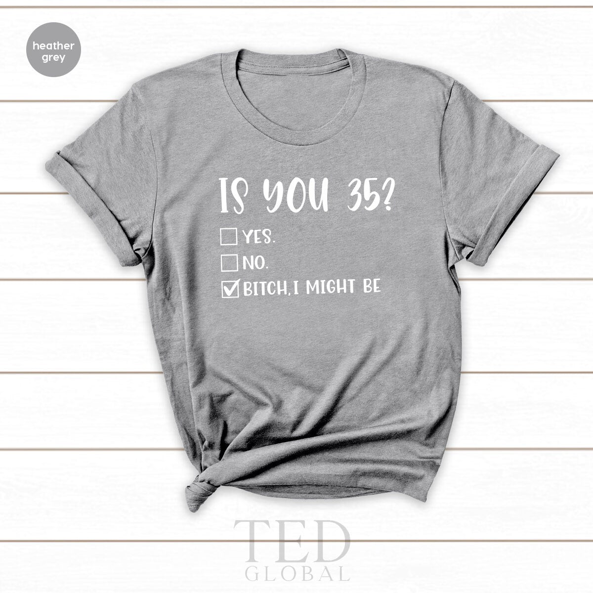 Is You 35 Shirt, 35th Birthday Gift, 35 Year Old Party Tee product image 2
