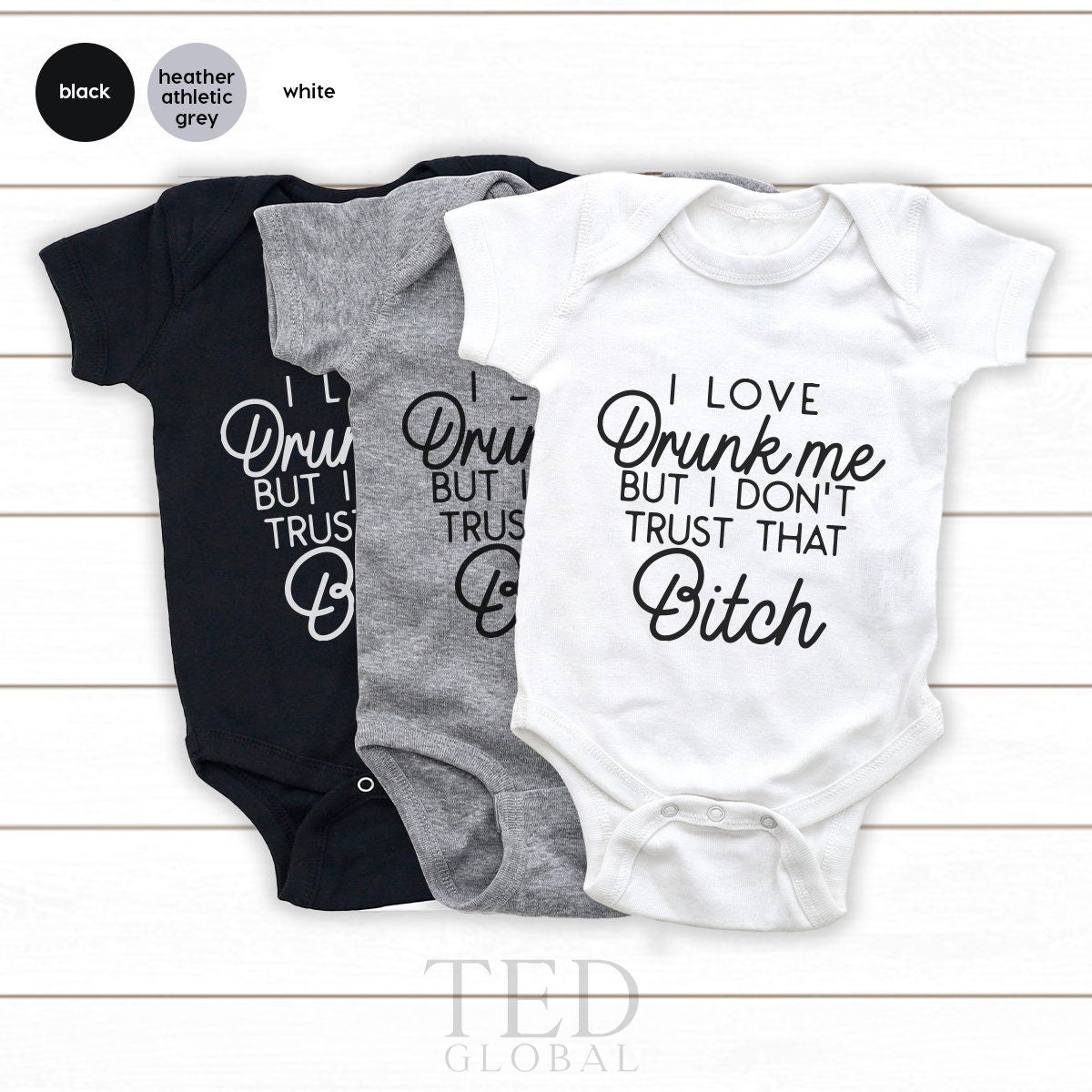 Funny T-Shirt, Best Friend Shirt, Bitch I Love Drunk Me But product image 4