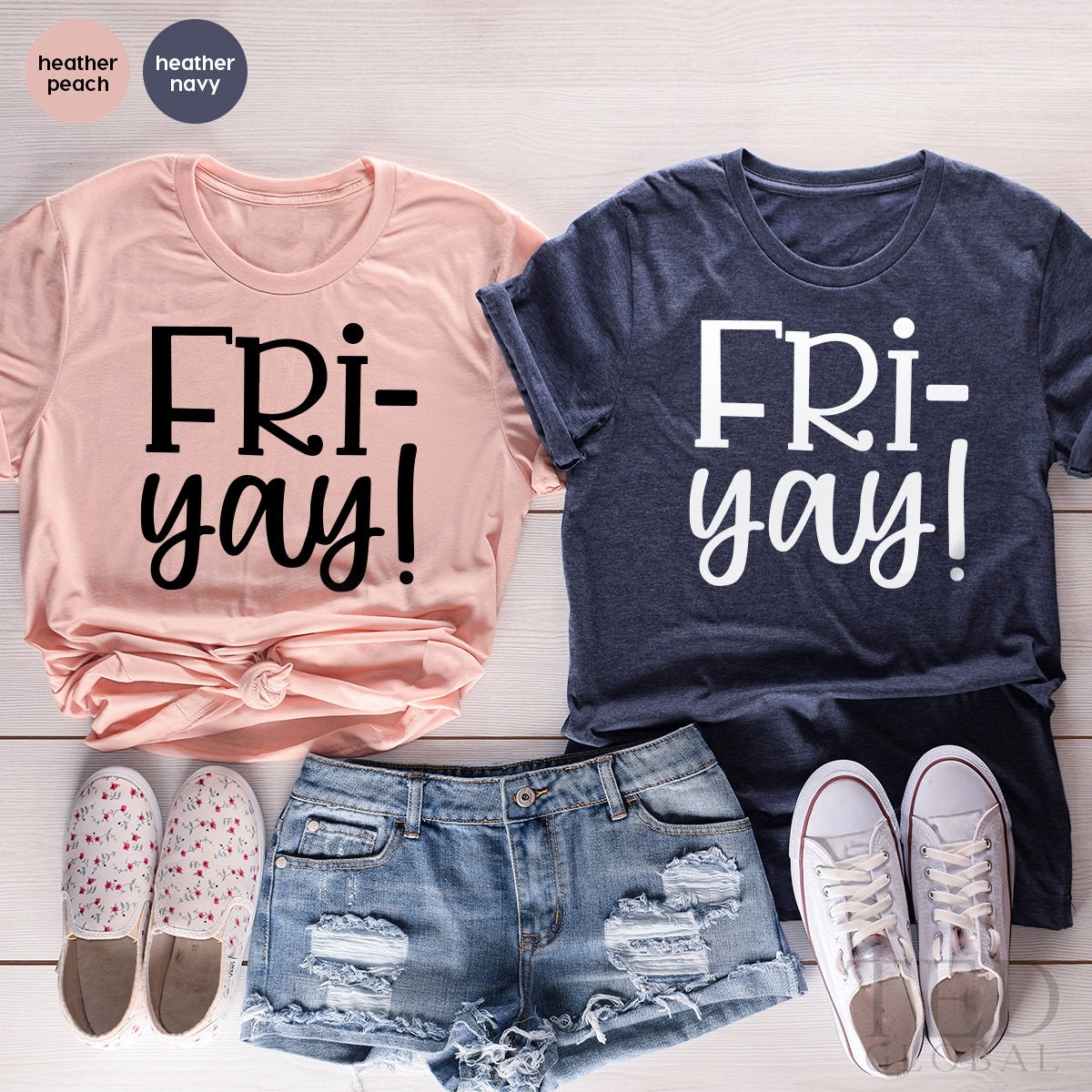 Friyay T Shirt, Tee, Funny Friday Weekend TShirt, Mom product image 3