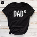 Dad Of Three Boys Tee, Cubed Shirt, Dad3 TShirt, Of 3 product image 1