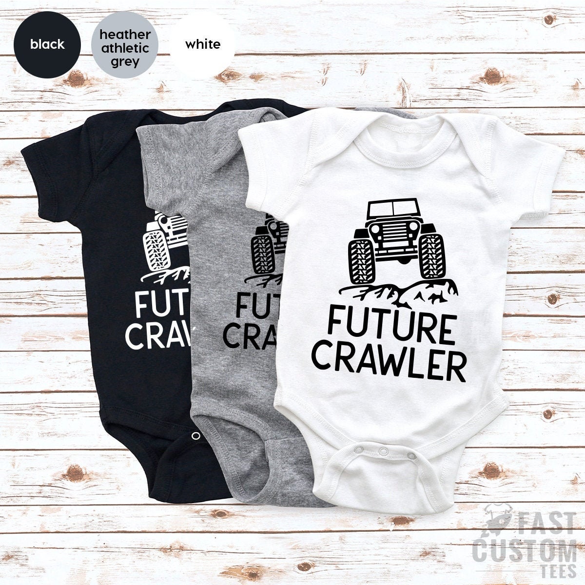 Future Crawler Shirt, Funny Baby Bodysuit, Jeeper Babysuit product image 1