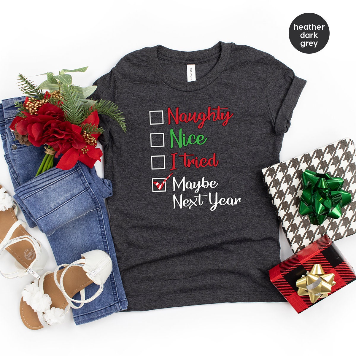 Maybe Next Year Shirt, Christmas 2023 Funny product image 2