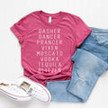 Funny Christmas Shirt, Drinking Alcoholic Party Tee, Dasher product image 1