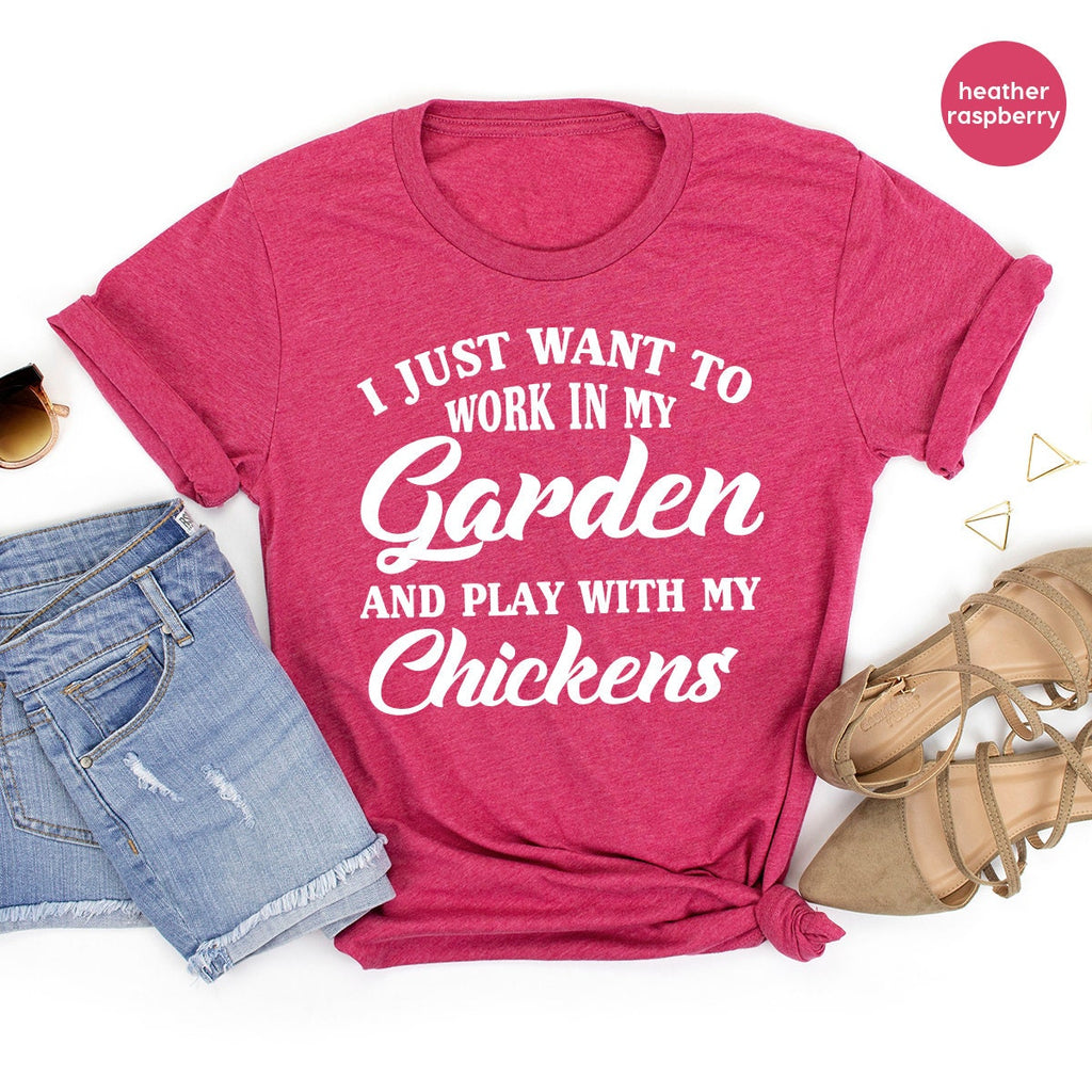 Gardening Shirt, Moms Life Plants I Just Want To Work My product image 5