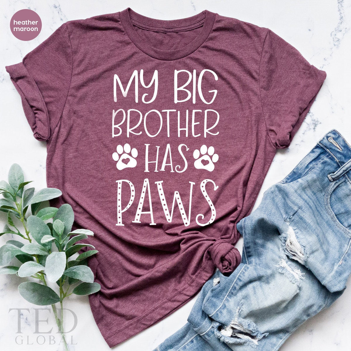 Dog Bodysuit, New Baby Gift, Sibling My Big Brother Has product image 3