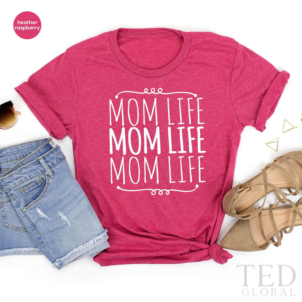 Mom Life TShirt, New Mama Mothers Day Shirt, Best Tee, Gift product image 1