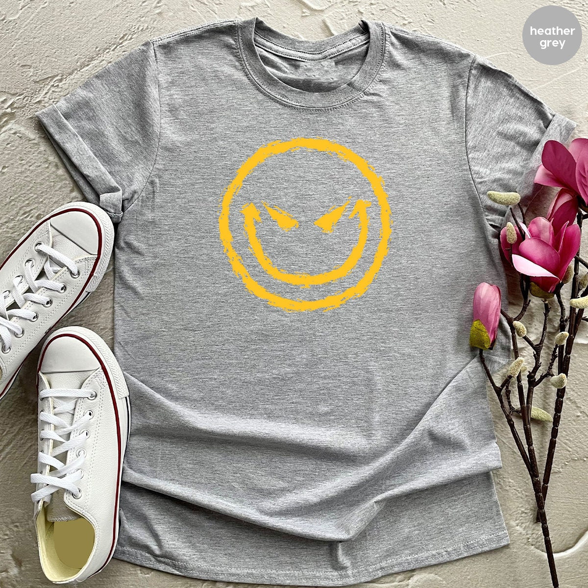 Pastel Goth T Shirt, Evil Smile T Funny Horror Sassy product image 2