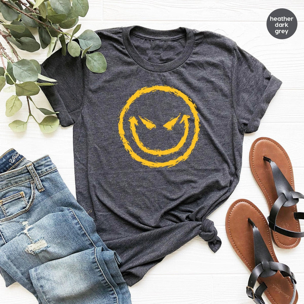 Pastel Goth T Shirt, Evil Smile T Funny Horror Sassy product image 1