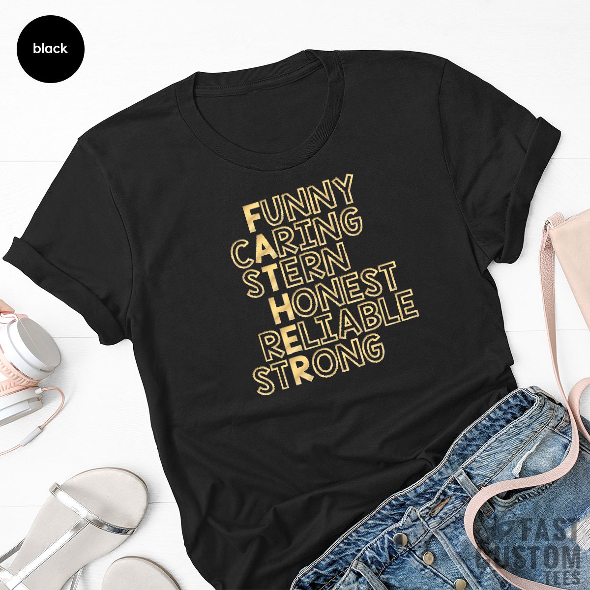 Funny Strong Dad T Shirt, Fathers Day New Daddy Men Graphic product image 2