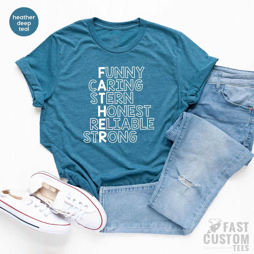 Funny Strong Dad T Shirt, Fathers Day New Daddy Men Graphic product image 3