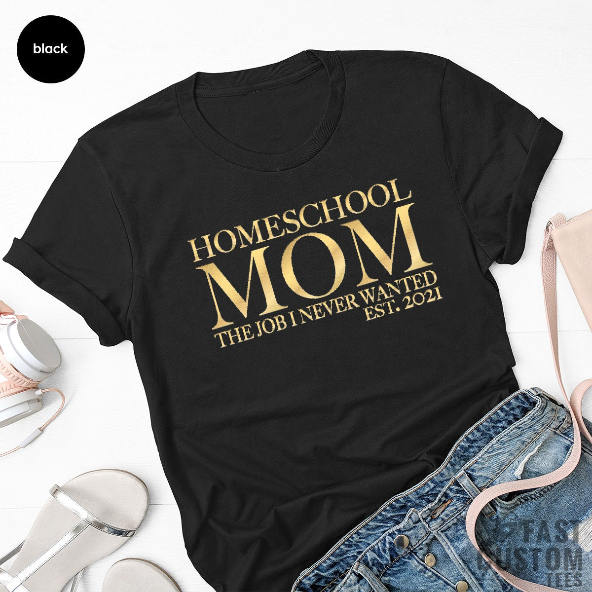 Working Mother T Shirt, Homeschool Mom T-Shirt, Quarantine product image 5