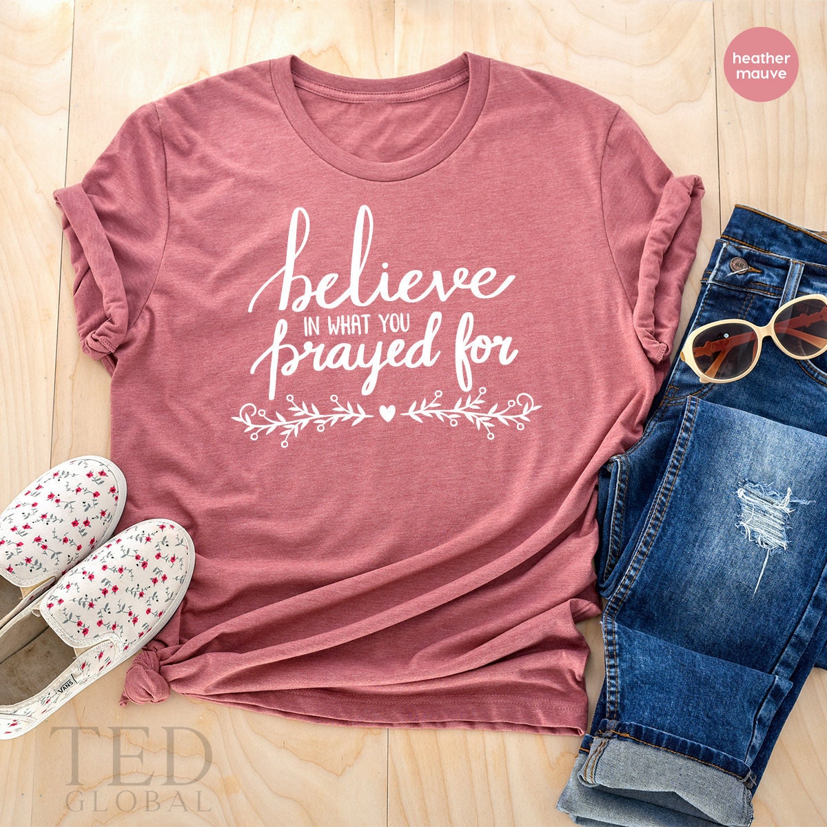 Religious TShirt,Believer T Shirt,Christian T product image 2