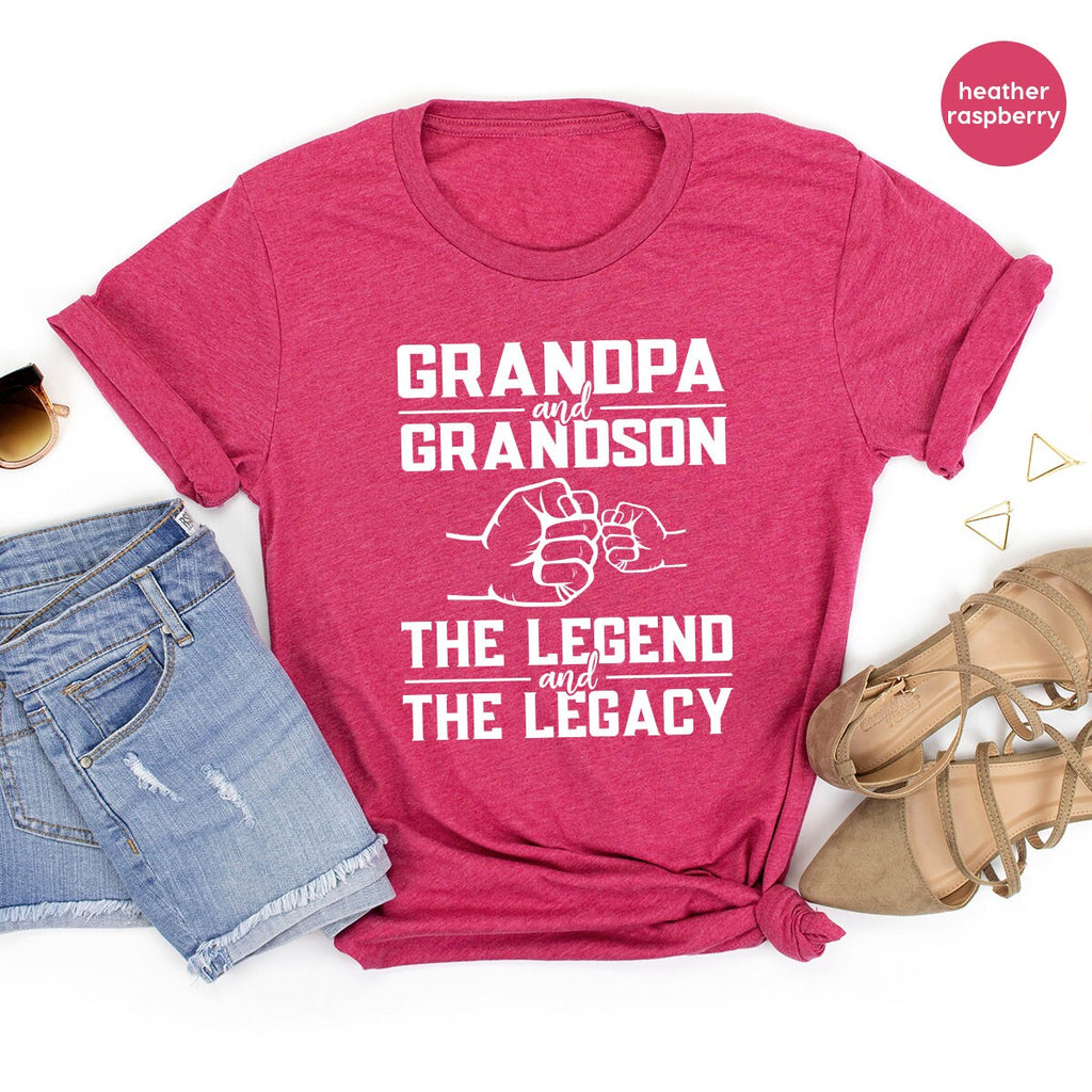 Grandpa And Grandson Shirt, TShirt, Gift For Grandad, Papa product image 5