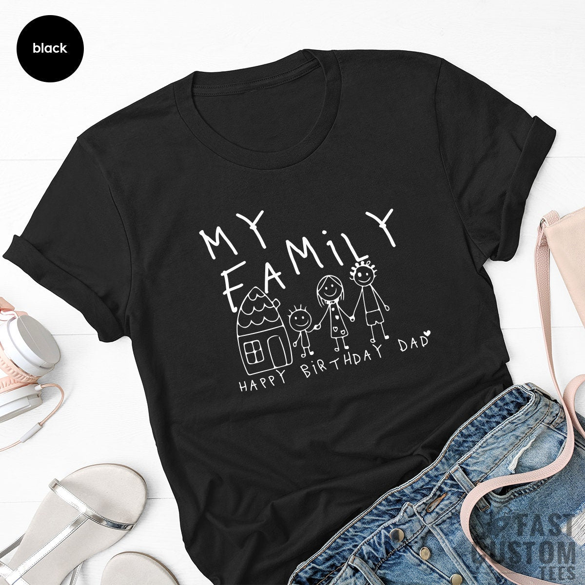 Personal Handwriting Tee, Custom Birthday Shirt product image 4