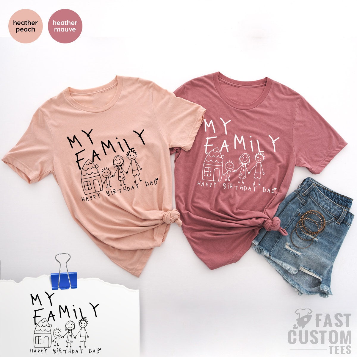 Personal Handwriting Tee, Custom Birthday Shirt product image 1
