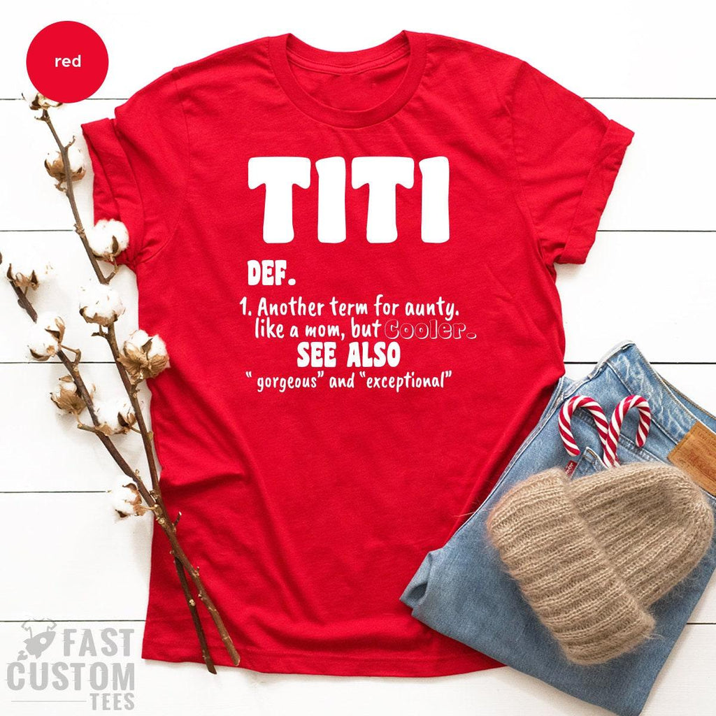 Auntie T Shirt, Titi TShirt, Cool Aunts Aunt Gifts, Gift product image 2