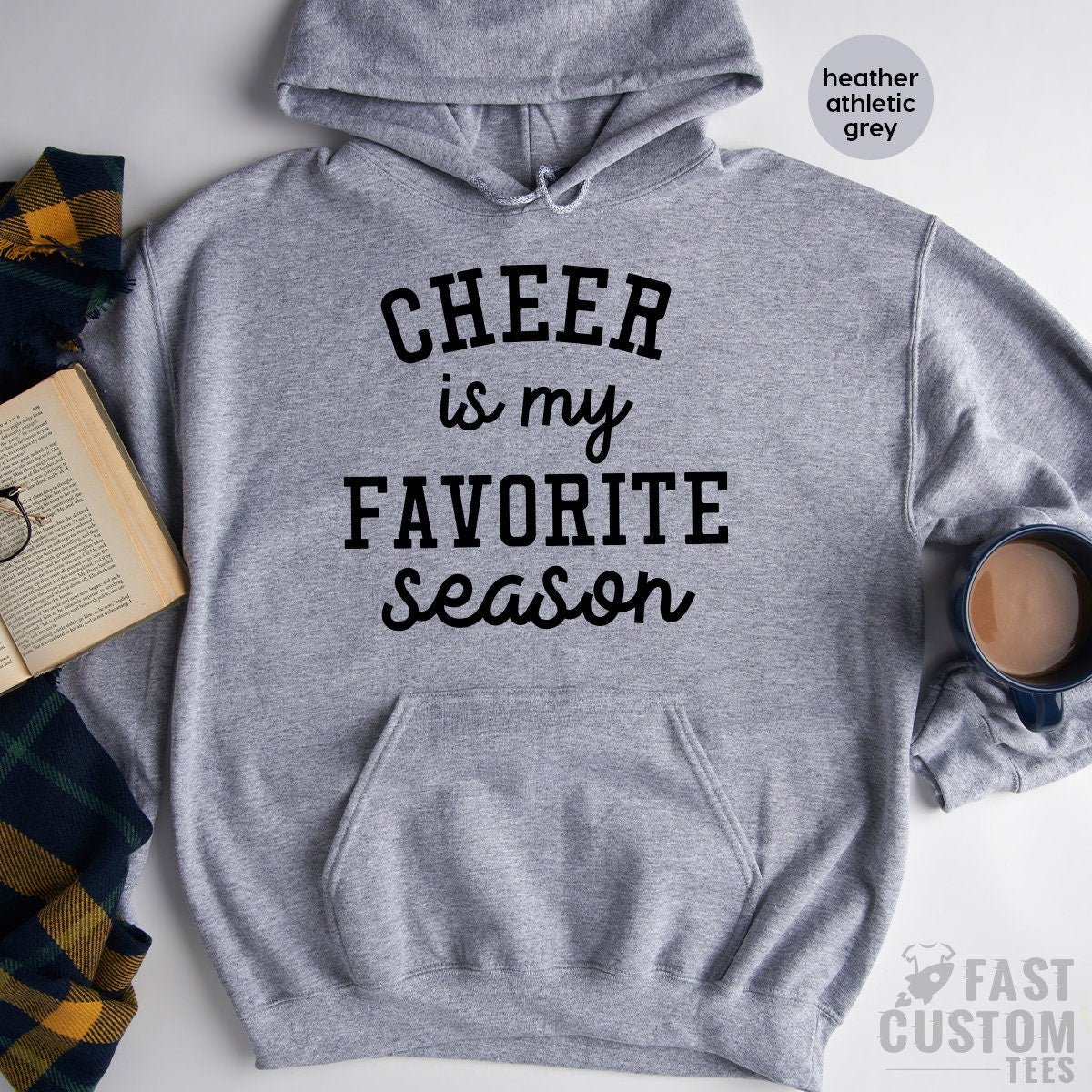 Cheer Is My Favorite Season Shirt, Cheerleader TShirt product image 3
